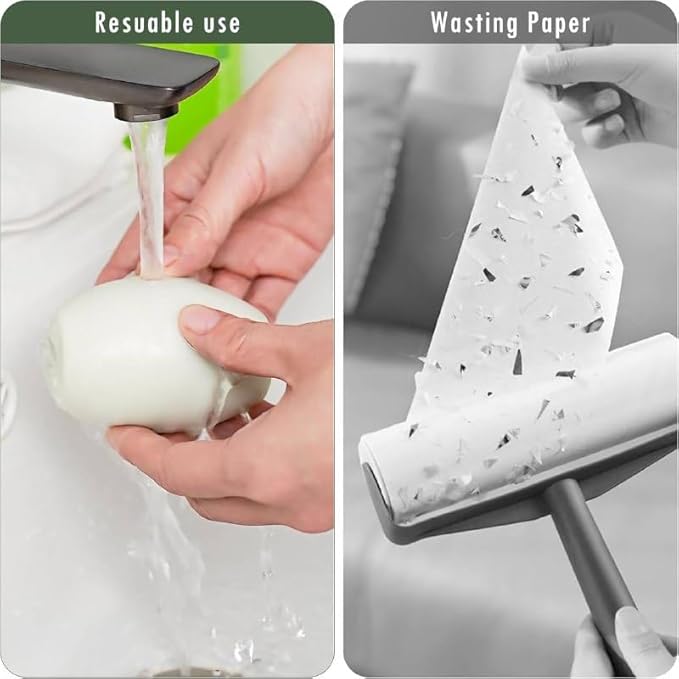 GreenGrowl Premium Pet Hair Remover Roller- Reusable & Washable