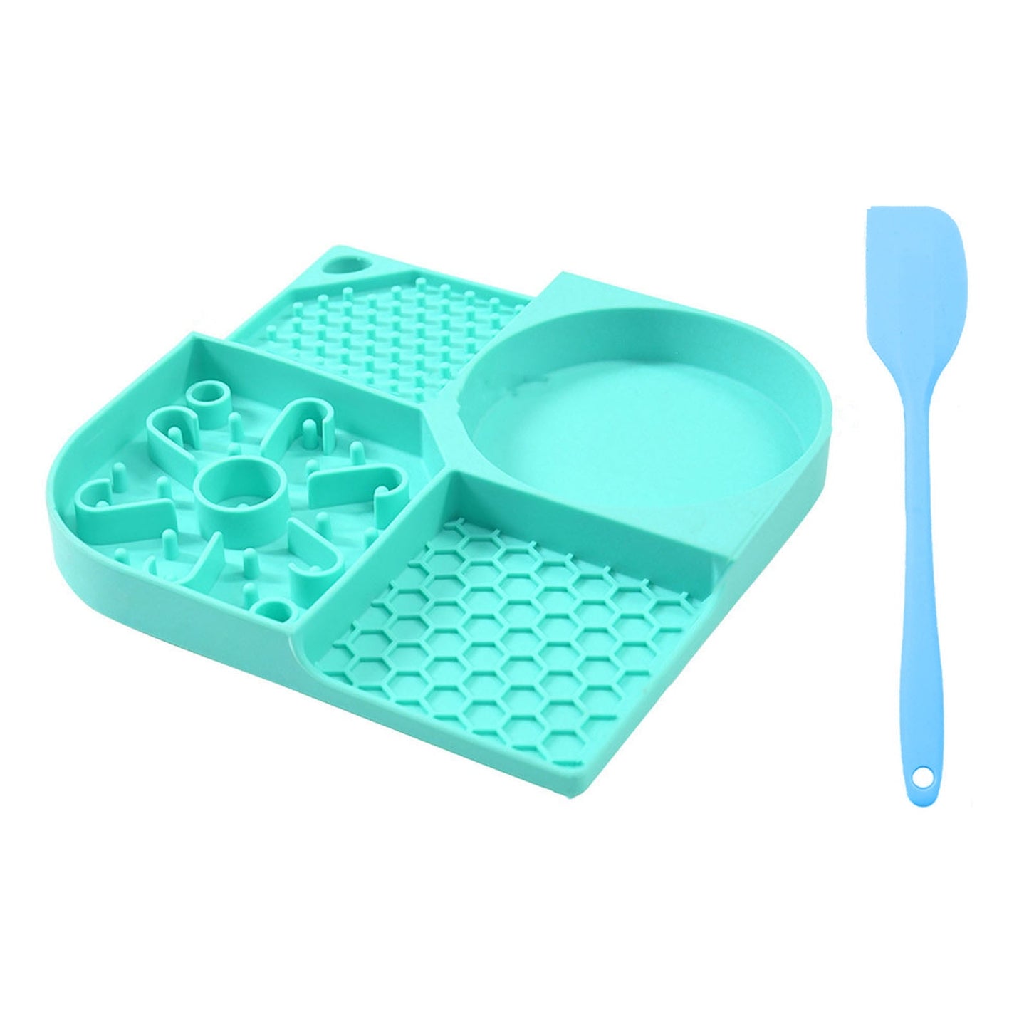 Premium 4-in-1 Slow Feeder Bowl for Dogs & Cats